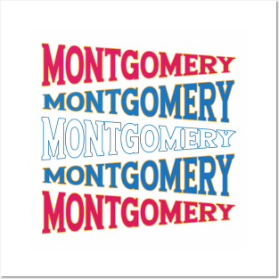 TEXT ART USA MONTGOMERY Posters and Art